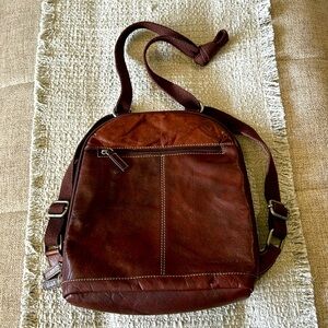JACK GEORGES LEATHER BAG PACK